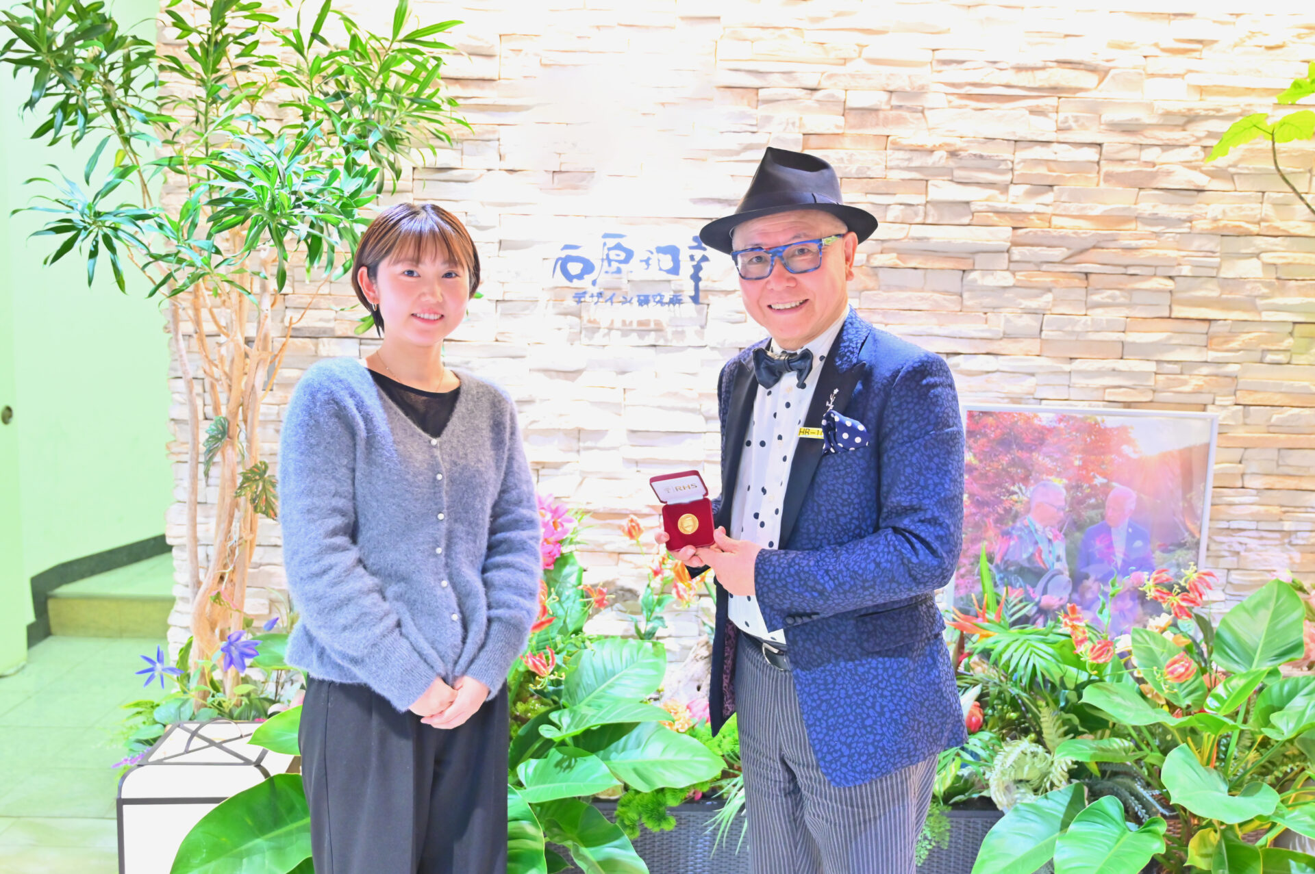 石原さんと長女の桜さん